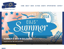 Tablet Screenshot of eujs.org